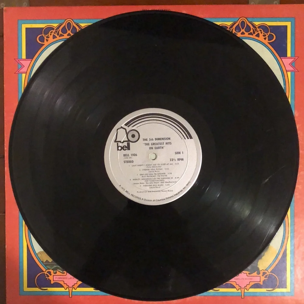 The 5th Dimension Greatest Hits On Earth Vinyl Lp '72 - Picture 3 of 7